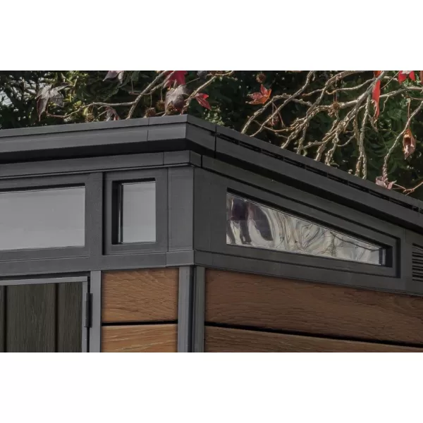 Zahradní domek 7x7 Walnut, s podlahou Keter Pent Signature 610665