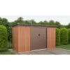 Zahradní domek G21 GRAH 483 - 340 x 142 cm, hnědý 6390092