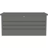 Záhradný box G21 Denver 400 L, metalický šedý plechový 63900851