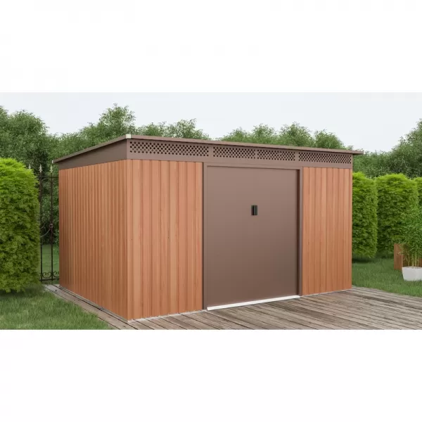 Zahradní domek G21 GRAH 915 - 340 x 269 cm, hnědý 6390096