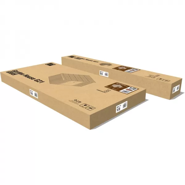 Zahradní domek G21 GRAH 1132 - 340 x 333 cm, hnědý 6390098