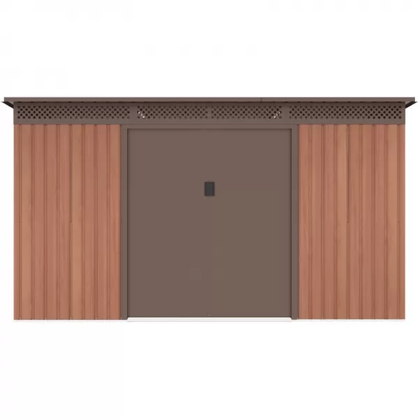 Zahradní domek G21 GRAH 700 - 340 x 206 cm, hnědý 6390094