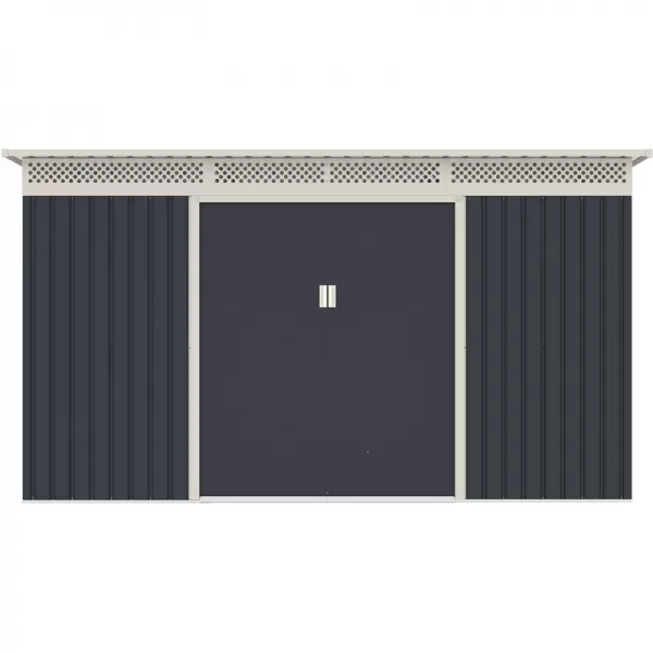 Zahradní domek G21 GRAH 915 - 340 x 269 cm, antracitový 6390095