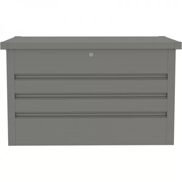 Zahradní box G21 Denver 280 L, metalický šedý plechový 63900850