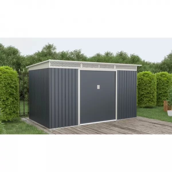 Zahradní domek G21 GRAH 700 - 340 x 206 cm, antracitový 6390093