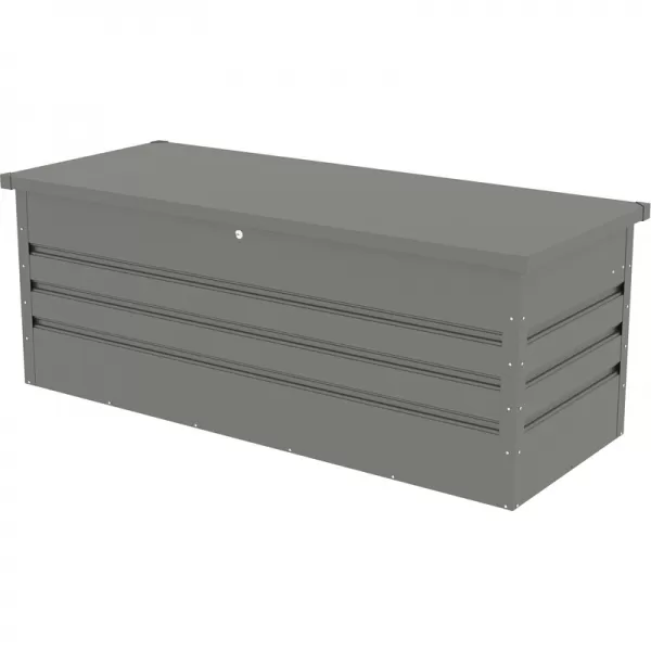 Zahradní box G21 Denver 560 L, metalický šedý plechový 63900852