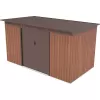 Zahradní domek G21 GRAH 700 - 340 x 206 cm, hnědý 6390094
