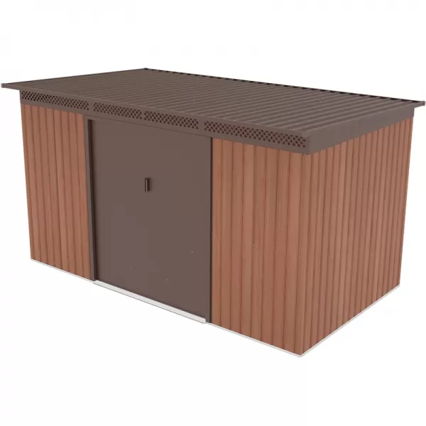 Zahradní domek G21 GRAH 700 - 340 x 206 cm, hnědý 6390094