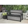 Zahradní lavice Keter Deco Garden Bench Storm grey 612057