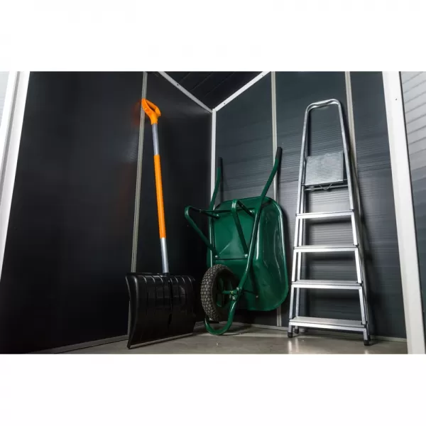 Zahradní domek G21 Boston 670 - 241 x 278 cm, plastový, šedý 6390074