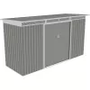 Zahradní domek G21 GRAH 483 - 340 x 142 cm, metalický šedý 63900992