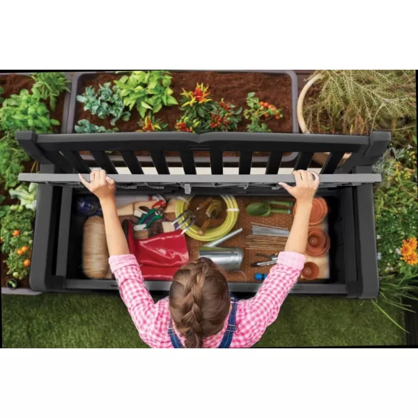Zahradní lavice Keter Eden Garden Bench 265L šedá 610215