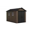 Zahradní domek 7,5 x 11 Walnut, s podlahou Keter Apex