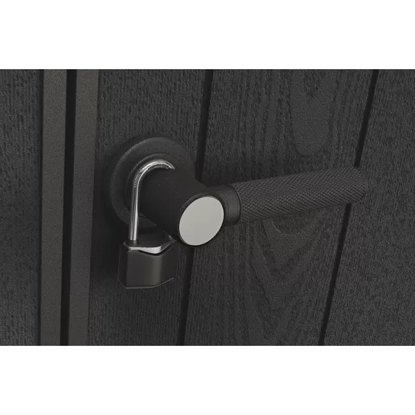 Zahradní domek 7x7 Vertical šedý, s podlahou Keter PENT Signature 610675