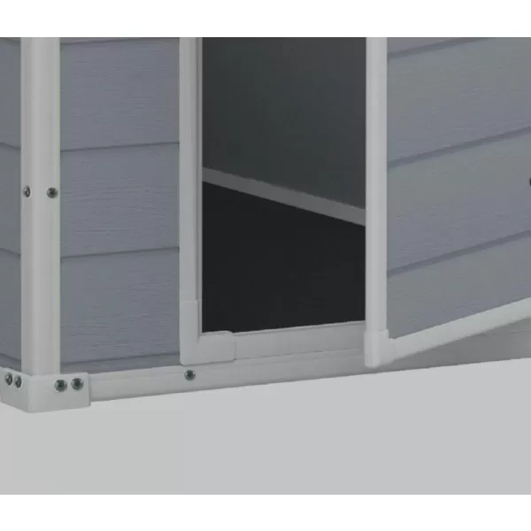 Zahradní domek Keter MANOR 4 x 3 šedý, s podlahou
