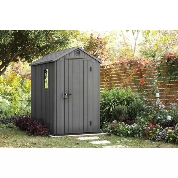 Zahradní domek Keter Darwin 4 x 6 šedý, s podlahou 610139